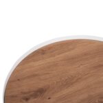 ΤΡΑΠΕΖΑΚΙ ΒΟΗΘΗΤΙΚΟ DENTON HM18023.02 MDF TOP ΦΥΣΙΚΟ ΞΥΛΟΥ-ΒΑΣΗ ΛΕΥΚΗ Φ45x51,5Υεκ. - Image 6