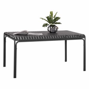 ΤΡΑΠΕΖΙ ΑΛΟΥΜΙΝΙΟΥ RACHEL HM6339.01 ΓΚΡΙ 150x80x75Υεκ.