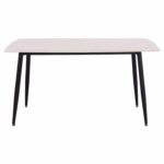 ΤΡΑΠΕΖΙ RAVEN HM18149.01 ΚΕΡΑΜΙΚΟ TOP ΜΕ ΟΨΗ ΛΕΥΚΟ ΜΑΡΜΑΡΟ 140x80x74Υεκ. - Image 3