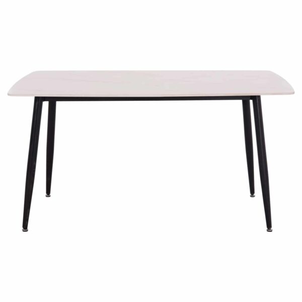 ΤΡΑΠΕΖΙ RAVEN HM18149.01 ΚΕΡΑΜΙΚΟ TOP ΜΕ ΟΨΗ ΛΕΥΚΟ ΜΑΡΜΑΡΟ 140x80x74Υεκ. - Image 3