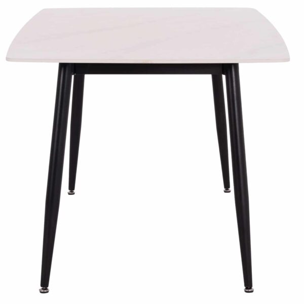 ΤΡΑΠΕΖΙ RAVEN HM18149.01 ΚΕΡΑΜΙΚΟ TOP ΜΕ ΟΨΗ ΛΕΥΚΟ ΜΑΡΜΑΡΟ 140x80x74Υεκ. - Image 5