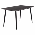 ΤΡΑΠΕΖΙ RAVEN HM18149.02 ΚΕΡΑΜΙΚΟ TOP ΜΕ ΟΨΗ ΜΑΥΡΟ ΜΑΡΜΑΡΟ 140x80x74Υεκ. - Image 4