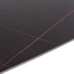 ΤΡΑΠΕΖΙ RAVEN HM18149.02 ΚΕΡΑΜΙΚΟ TOP ΜΕ ΟΨΗ ΜΑΥΡΟ ΜΑΡΜΑΡΟ 140x80x74Υεκ. - Image 6