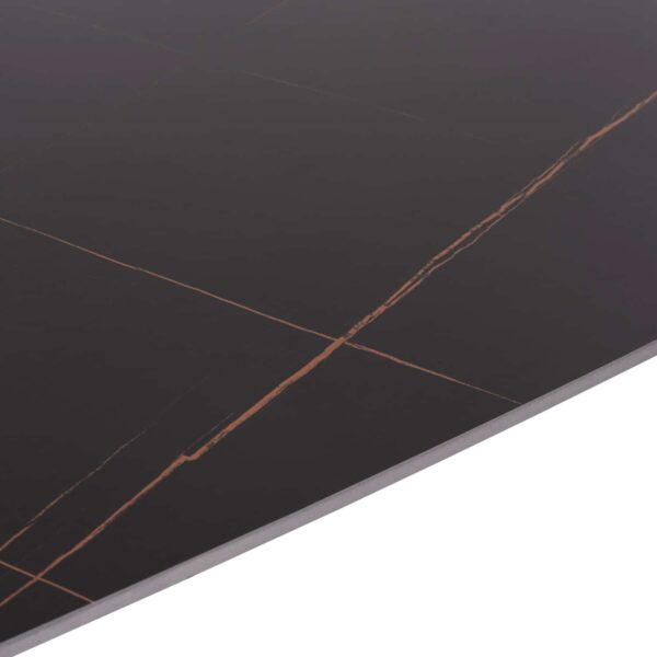 ΤΡΑΠΕΖΙ RAVEN HM18149.02 ΚΕΡΑΜΙΚΟ TOP ΜΕ ΟΨΗ ΜΑΥΡΟ ΜΑΡΜΑΡΟ 140x80x74Υεκ. - Image 6