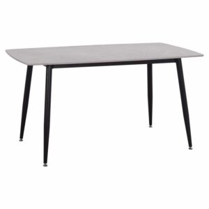 ΤΡΑΠΕΖΙ RAVEN HM18149.13 ΚΕΡΑΜΙΚΟ TOP ΜΕ ΟΨΗ ΓΚΡΙ ΜΑΡΜΑΡΟ 140x80x74Υεκ.