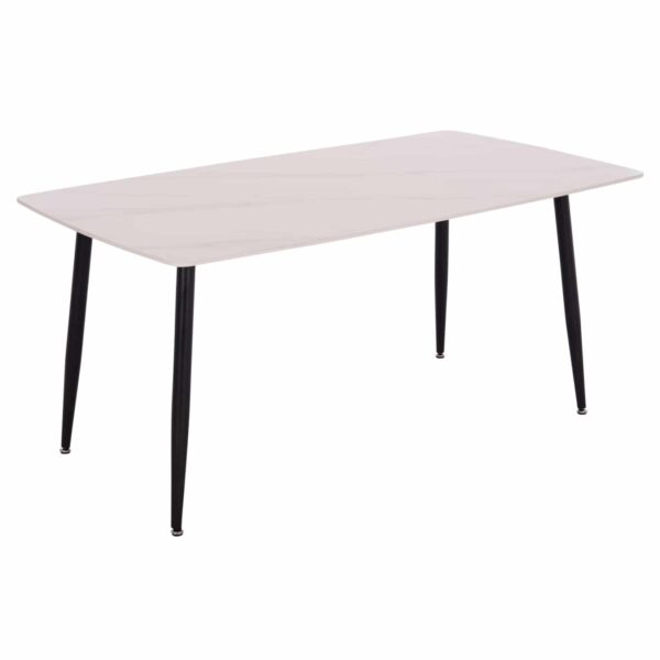 ΤΡΑΠΕΖΙ RAVEN HM18150.01 ΚΕΡΑΜΙΚΟ TOP ΜΕ ΟΨΗ ΛΕΥΚΟ ΜΑΡΜΑΡΟ 160x80x74Υεκ. - Image 4