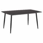 ΤΡΑΠΕΖΙ RAVEN HM18150.02 ΚΕΡΑΜΙΚΟ TOP ΜΕ ΟΨΗ ΜΑΥΡΟ ΜΑΡΜΑΡΟ 160x80x74Υεκ. - Image 4