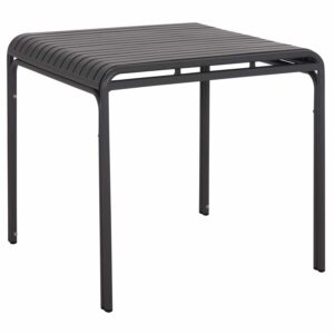 ΤΡΑΠΕΖΙ ΤΕΤΡΑΓΩΝΟ ΑΛΟΥΜΙΝΙΟΥ RACHEL HM6338.01 ΓΚΡΙ 80x80x76Υεκ.
