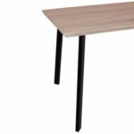 ΤΡΑΠΕΖΙ ΤΡΑΠΕΖΑΡΙΑΣ OFIRA 140X80 SONAMA ΜΕ ΜΑΥΡΑ ΠΟΔΙΑ HM8374 - Image 6