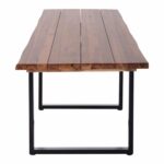 ΤΡΑΠΕΖΙ ΤΡΑΠΕΖΑΡΙΑΣ FRIGGO HM6298.01 ΞΥΛΟ ΑΚΑΚΙΑΣ-3,5εκ πάχος 200x100x77Υεκ. - Image 5