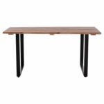 ΤΡΑΠΕΖΙ ΤΡΑΠΕΖΑΡΙΑΣ FRIGGO HM6375.02 ΞΥΛΟ ΑΚΑΚΙΑΣ ΠΑΧΟΣ ΕΠΙΦΑΝΕΙΑΣ 2,6εκ- 160x80x76Υ - Image 3