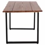 ΤΡΑΠΕΖΙ ΤΡΑΠΕΖΑΡΙΑΣ FRIGGO HM6375.02 ΞΥΛΟ ΑΚΑΚΙΑΣ ΠΑΧΟΣ ΕΠΙΦΑΝΕΙΑΣ 2,6εκ- 160x80x76Υ - Image 4