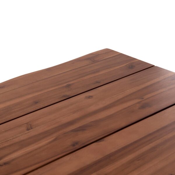 ΤΡΑΠΕΖΙ ΤΡΑΠΕΖΑΡΙΑΣ FRIGGO HM6375.02 ΞΥΛΟ ΑΚΑΚΙΑΣ ΠΑΧΟΣ ΕΠΙΦΑΝΕΙΑΣ 2,6εκ- 160x80x76Υ - Image 6