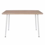 ΤΡΑΠΕΖΙ ΤΡΑΠΕΖΑΡΙΑΣ PALOMA HM8334.02, 120X70X76,5- SONOMA, ΛΕΥΚΑ ΠΟΔΙΑ - Image 3