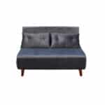 FALCON ΚΑΝΑΠΕΣ ΚΡΕΒΑΤΙ 2ΘΕΣΙΟΣ ΑΝΑΔΙΠΛΟΥΜΕΝΟΣ ΓΚΡΙ ΣΚΟΥΡΟ 121x90x80 01-3326