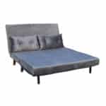 FALCON ΚΑΝΑΠΕΣ ΚΡΕΒΑΤΙ 2ΘΕΣΙΟΣ ΑΝΑΔΙΠΛΟΥΜΕΝΟΣ ΓΚΡΙ ΣΚΟΥΡΟ 121x90x80 01-3326 - Image 2