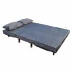 FALCON ΚΑΝΑΠΕΣ ΚΡΕΒΑΤΙ 2ΘΕΣΙΟΣ ΑΝΑΔΙΠΛΟΥΜΕΝΟΣ ΓΚΡΙ ΣΚΟΥΡΟ 121x90x80 01-3326 - Image 3