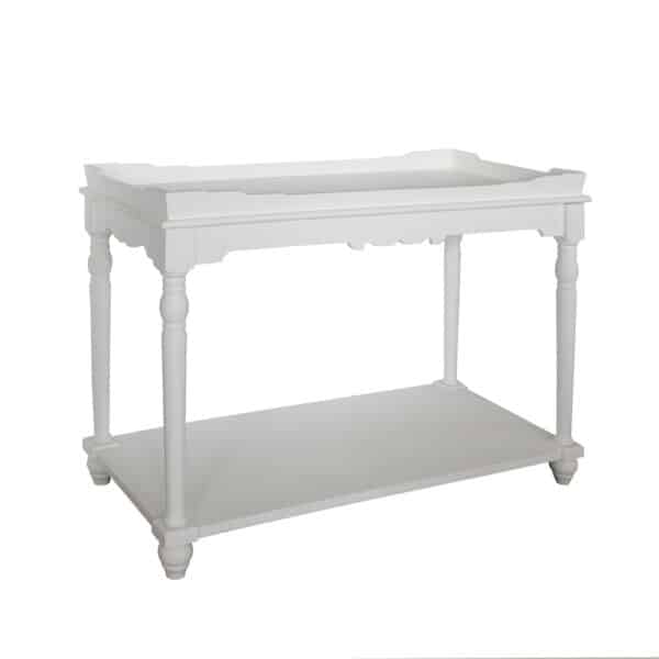 LA POUPEE ΚΟΝΣΟΛΑ ΛΕΥΚΟ ANTIQUE 106x50.8x79.5 05-0553 - Image 3