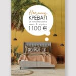 HARMONY ΚΡΕΒΑΤΙ ΜΕ ΑΠΟΘΗΚ. ΧΩΡΟ ΚΑΙ ΣΤΡΩΜΑ MUSHROOM 05-780 207x174x126.5 09-1523