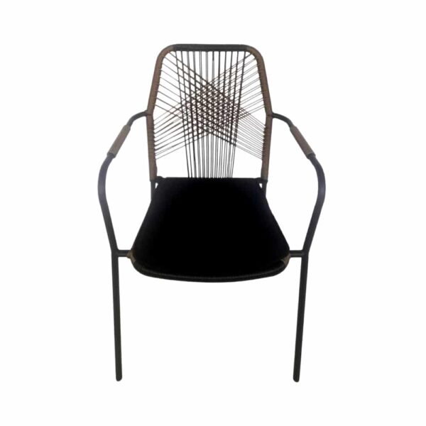 BREEZE ΚΑΡΕΚΛΑ ΦΥΣΙΚΟ ΜΑΥΡΟ 59x61.5x89 22-0029 - Image 3