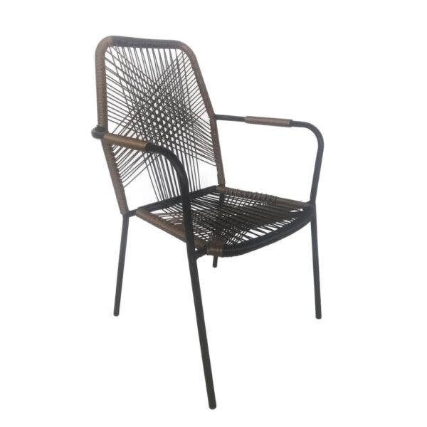 BREEZE ΚΑΡΕΚΛΑ ΦΥΣΙΚΟ ΜΑΥΡΟ 59x61.5x89 22-0029 - Image 4