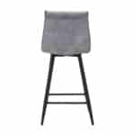 LINEA ΣΚΑΜΠΟ BAR ΓΚΡΙ SILVER 42x51x94 26-0074 - Image 4