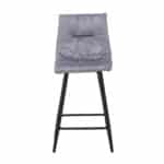 LINEA ΣΚΑΜΠΟ BAR ΓΚΡΙ SILVER 42x51x94 26-0074 - Image 5