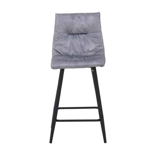 LINEA ΣΚΑΜΠΟ BAR ΓΚΡΙ SILVER 42x51x94 26-0074 - Image 5