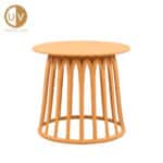 BASKET SIDE TABLE ΜΟΥΣΤΑΡΔΙ 49.5x49.5x44 27-0261