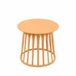 BASKET SIDE TABLE ΜΟΥΣΤΑΡΔΙ 49.5x49.5x44 27-0261 - Image 2