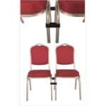 HILTON Σύνδεσμος ένωσης Καρεκλών, Πλαστικό σε χρώμα Μαύρο - Image 4