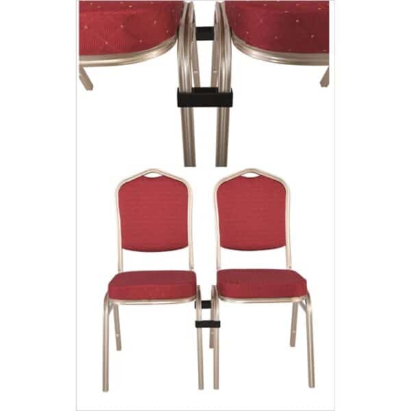 HILTON Σύνδεσμος ένωσης Καρεκλών, Πλαστικό σε χρώμα Μαύρο - Image 4