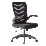 BF2945 Πολυθρόνα Γραφείου Mesh Μαύρο - Ύφασμα Μαύρο 61x61x97/107cm - Image 4