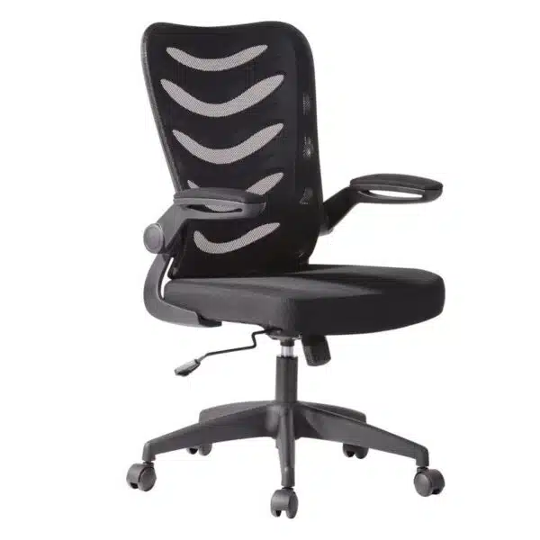 BF2945 Πολυθρόνα Γραφείου Mesh Μαύρο - Ύφασμα Μαύρο 61x61x97/107cm - Image 4
