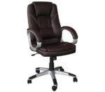 BF6950 Πολυθρόνα Γραφείου Διευθυντή, Pu Καφέ 64x71x112/122cm - Image 4
