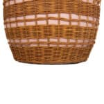ΒΟΗΘΗΤΙΚΟ ΤΡΑΠΕΖΙ VILHENA HM18166 FIBER CEMENT ΡΟΖ-RATTAN ΦΥΣΙΚΟ Φ44.5x45Υεκ. - Image 5