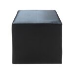 CLUB Σκαμπό Βοηθητικό, Pu Μαύρο 37x37x42cm - Image 3