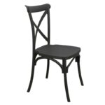 DESTINY Καρέκλα Πολυπροπυλένιο (PP), Απόχρωση Ανθρακί, Στοιβαζόμενη 48x51x90cm - Image 6