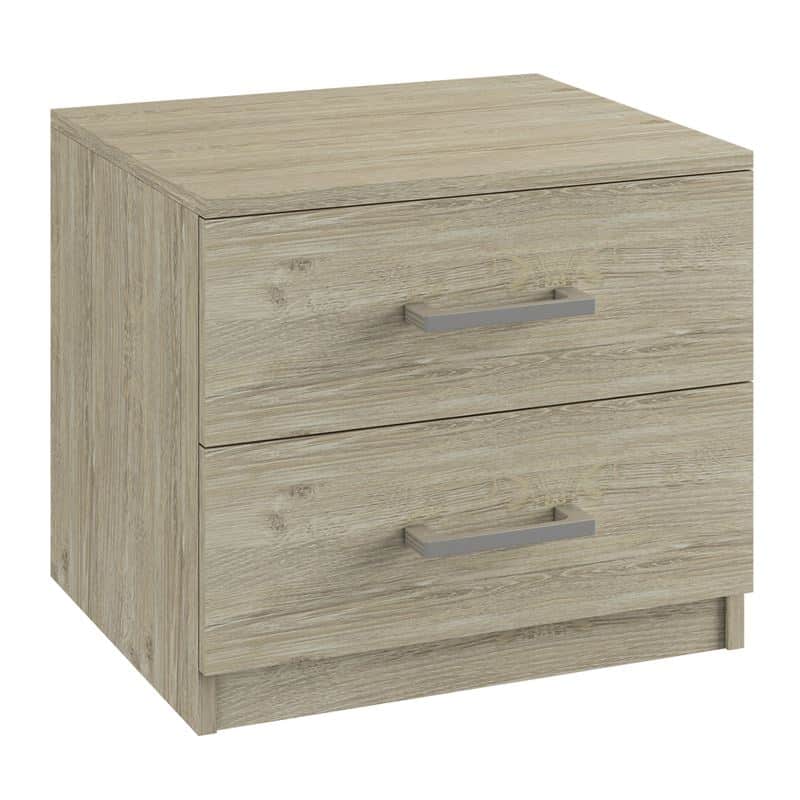 devon-komodino-me-2-syrtaria-apochrosi-sonoma-enlarge LIFE-W Κομοδίνο με 2 Συρτάρια, Απόχρωση Sonoma 48x40x41cm - Image 1