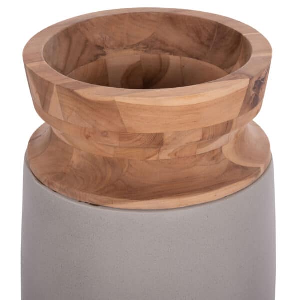 ΔΙΑΚΟΣΜΗΤΙΚΑ ΒΑΖΑ ΔΑΠΕΔΟΥ 2ΤΜΧ LINTER HM21140.03 FIBER CEMENT ΓΚΡΙ-ΞΥΛΟ ΤΕΑΚ 47Υ & 60Υεκ - Image 5