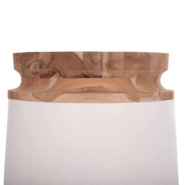 ΔΙΑΚΟΣΜΗΤΙΚΑ ΒΑΖΑ ΔΑΠΕΔΟΥ 2ΤΜΧ LINTER HM21140.02 FIBER CEMENT ΛΕΥΚΟ-ΞΥΛΟ ΤΕΑΚ 47Υ & 60Υεκ - Image 6