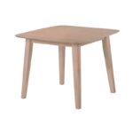 DOM Τραπέζι, Mdf Απόχρωση Oak 80x80x74cm - Image 3