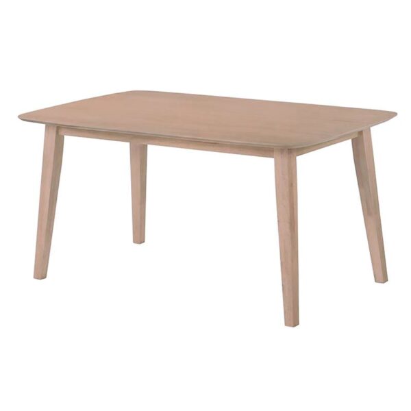 DOM Τραπέζι Τραπεζαρίας, Mdf Απόχρωση Oak 80x120x74cm - Image 3