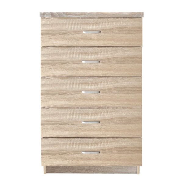DRAWER Συρταριέρα με 5 Συρτάρια, Απόχρωση Sonoma 60x40x97cm - Image 3