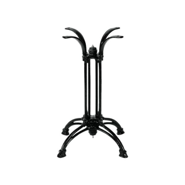 ΤΕΤΡΑΝΥΧΟ Πόδι Τραπεζιού Μαντέμι Μαύρο (14 kg) 56x56x71cm - Image 4