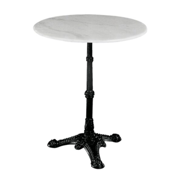 EKO Τραπέζι Παραδοσιακή Κολώνα Μαντέμι, Μάρμαρο Φ60 H.74cm - Image 4