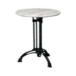 EKO Τραπέζι Τρίνυχο Μαντέμι, Μάρμαρο Φ70 H.74cm - Image 4