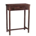 CONSOLE Κονσόλα 1 Συρτάρι Ξύλο Sheesham Καρυδί 60x34x80cm - Image 4