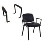 SIGMA Μπράτσα Ζευγάρι Μαύρα Για καρέκλα SIGMA - Image 4