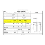 ALEA Wood Πολυθρόνα Τραπεζαρίας Ξύλο, PP Άσπρο 63x62x79cm - Image 6